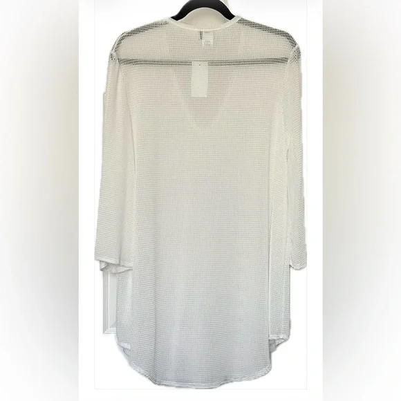 NWT ❤️ Jordan Taylor White V Neck Tunic/ Cover-Up - Picture 4 of 6